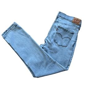 Levi’s 312 Shaping Slim Mid Rise Jeans Sz 32 Light Wash Stretch